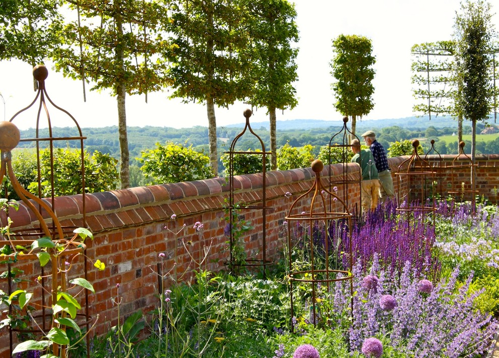This is an example of a traditional formal garden in Kent.
