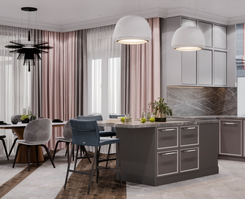 Дом в стиле эклектика для семьи трех поколений