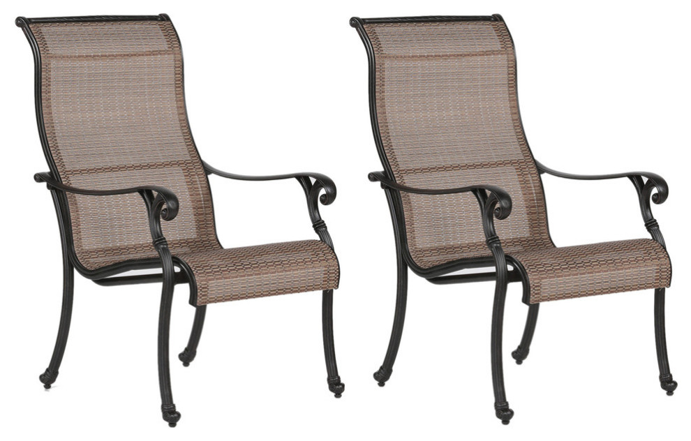 Aluminum Sling Stackable Patio Chairs Patio Furniture