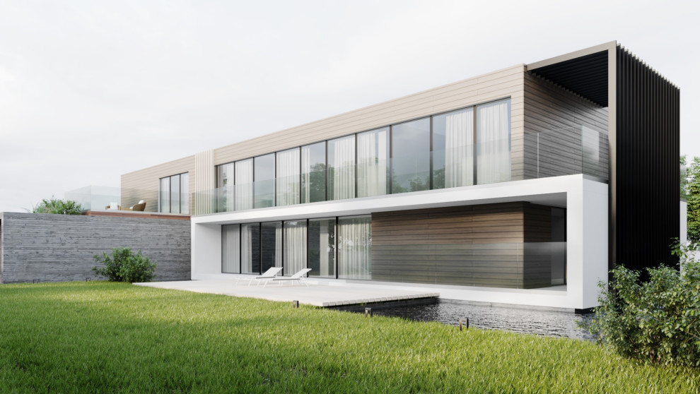 Загородный жилой дом "КОНСОЛЬ" общей площадью 690 м.кв.