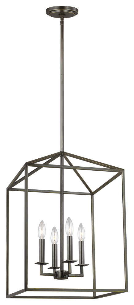 Sea Gull Lighting 5215004-782 Four Light Hall//Foyer Heirloom Bronze
