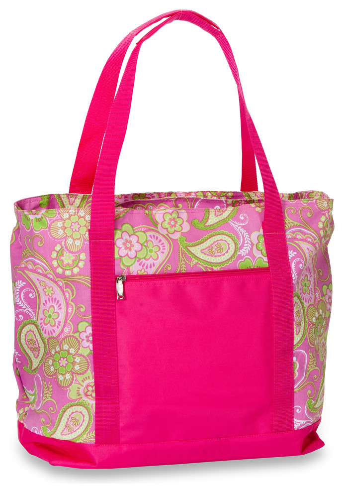 Lido 2 In 1 Cooler Bag, Blue Blossom, Pink Desire