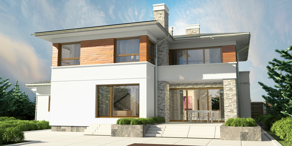 Проект дома в современном стиле