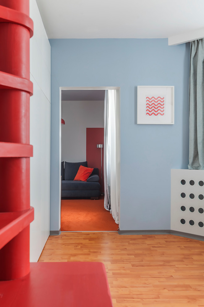 Красочные двухэтажные аппартаменты