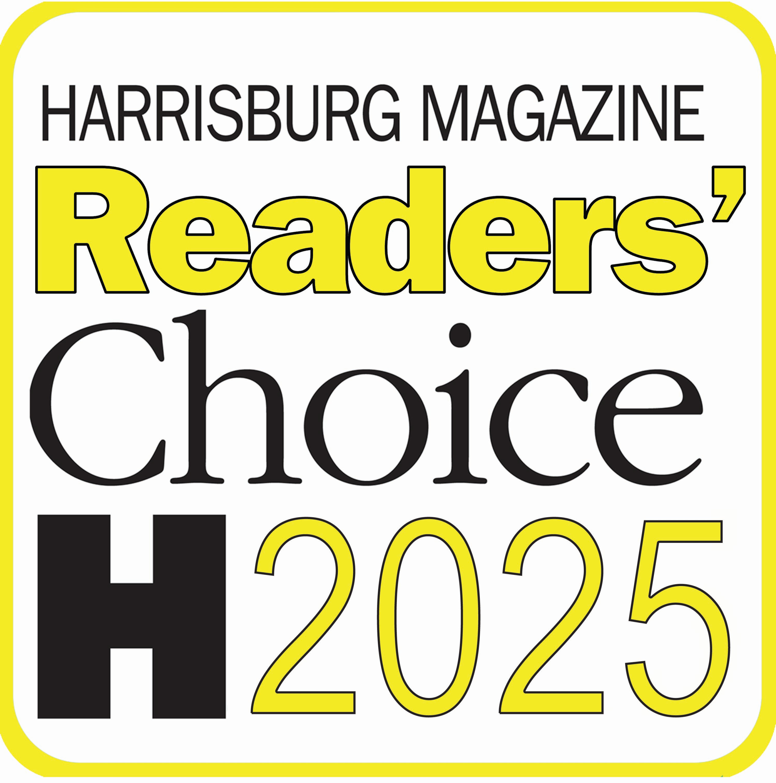 Harrisburg Magazine Reader's Choice 2025 Award