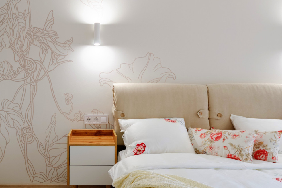 Легкий, расслабляющий интерьер в светлых тонах