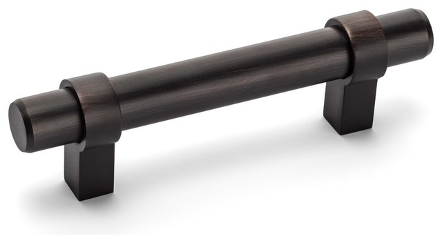 Cosmas 161-96ORB Oil Rubbed Bronze 3-3/4” CTC (96mm) Euro Bar Pull [5 PACK]