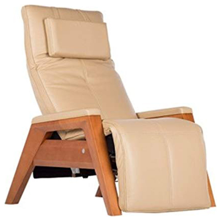 Human Touch Gravis ZG Zero Gravity Leather Massage Chair Recliner with