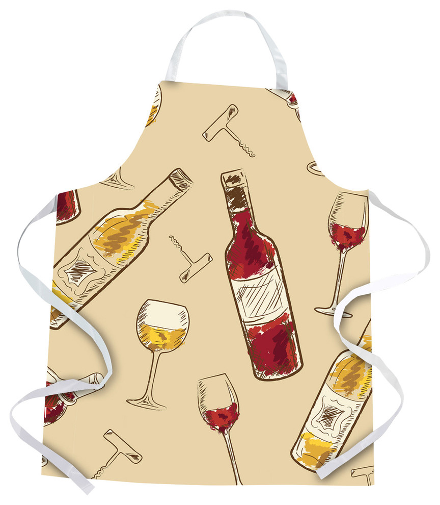 Red and White Wine Apron