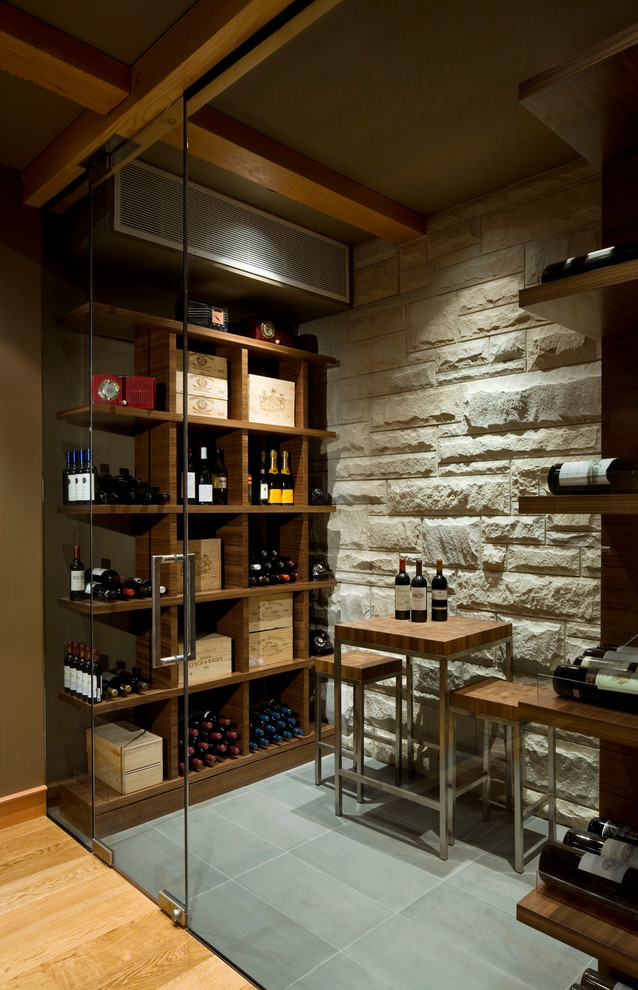 Photo of a country wine cellar in Vancouver.