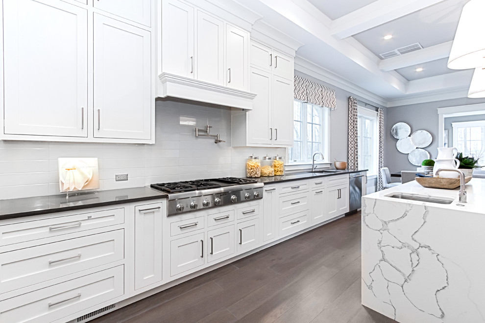 Example of a transitional kitchen design in DC Metro