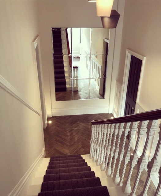 Photo of a traditional staircase in Cheshire.