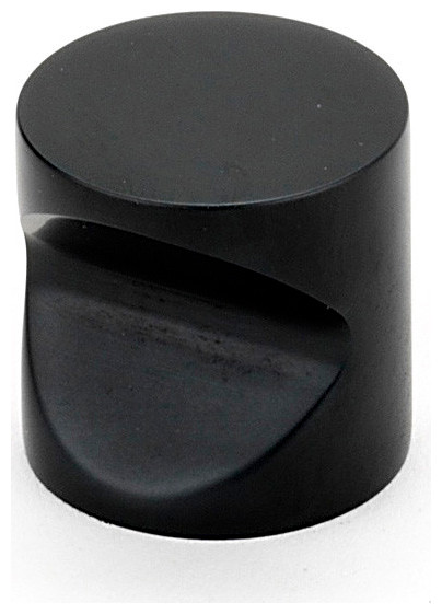 Alno A823-34 Contemporary  - 3/4" Button Whistle Solid Brass - Matte Black