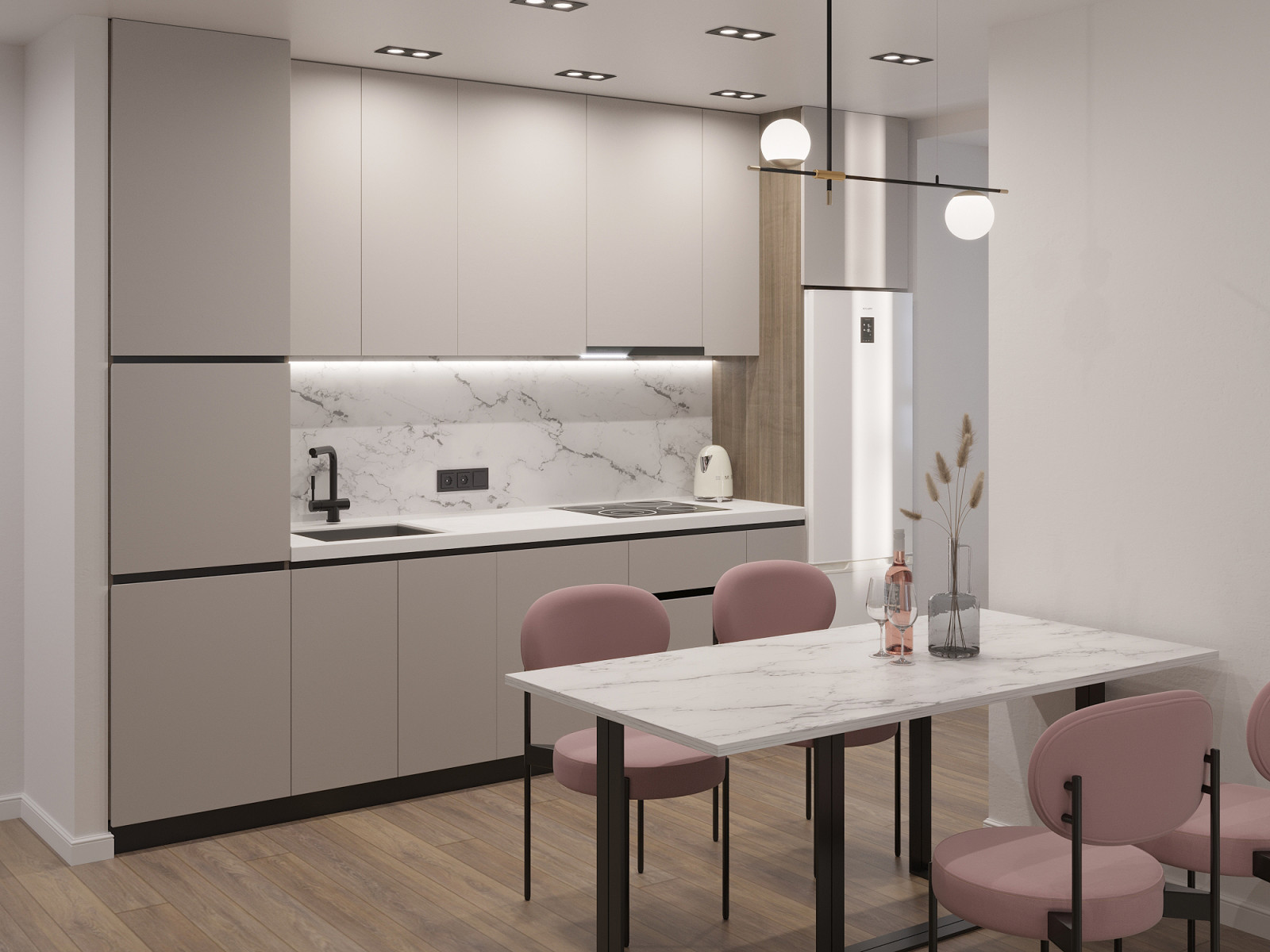 Кухня-гостинная