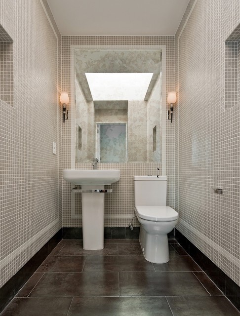 Greenwich Village Duplex contemporary-powder-room