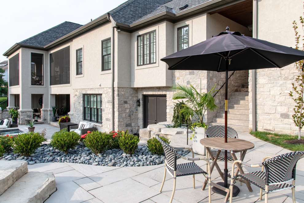 Timeless Custom Home in St.Charles - Traditional - Patio - St Louis ...