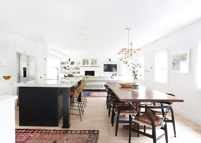 Photo of a scandinavian kitchen in Los Angeles.