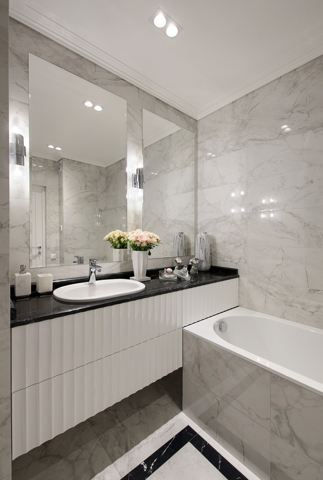 Интерьер квартиры в стиле современной классики 105 кв.м.