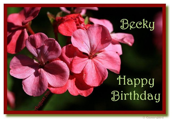 Happy Birthday Becky (Booberry85)!