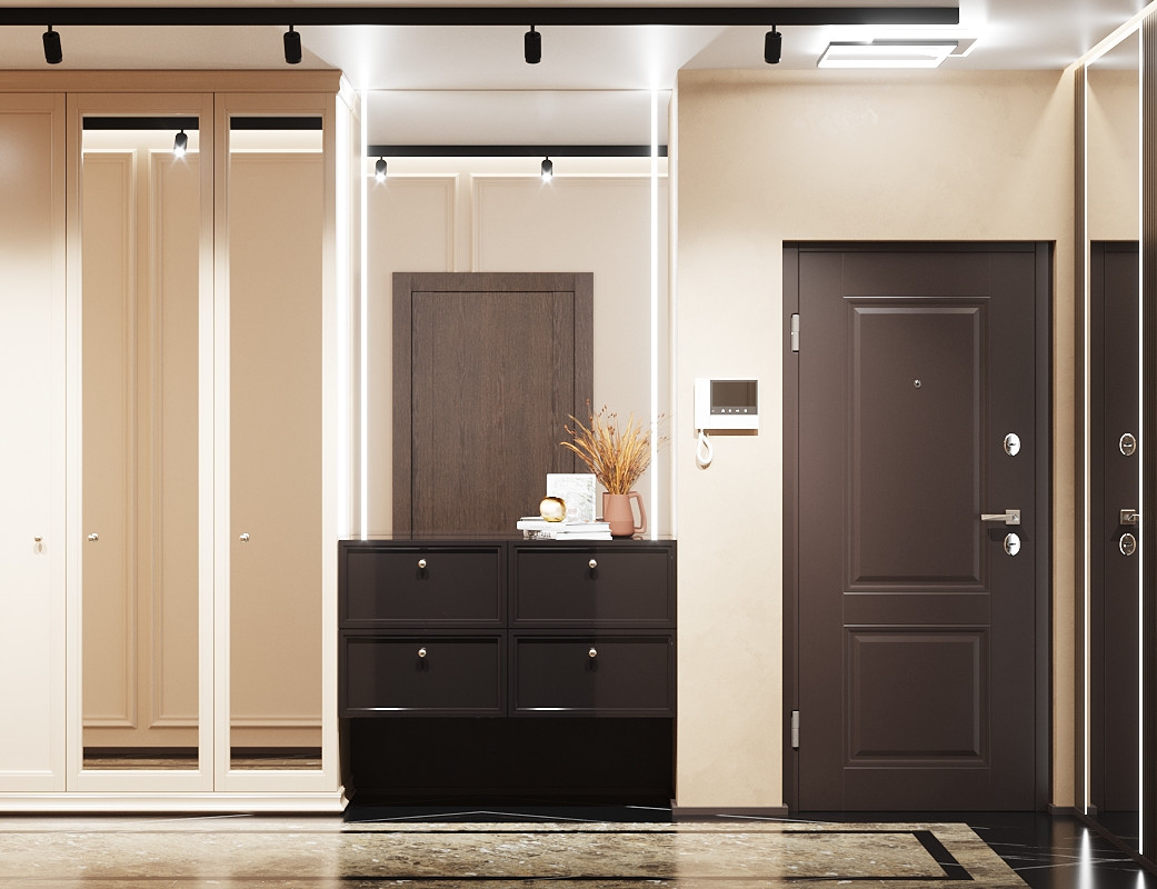 Дизайн прихожей в классическом стиле