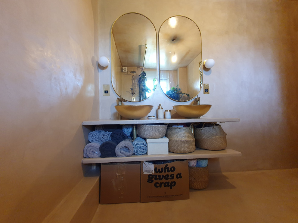 Microcement bathroom renovation