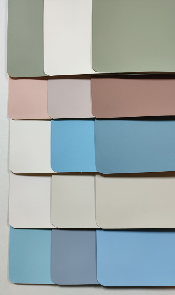 Выкрасы цвета краски на картоне формата А3