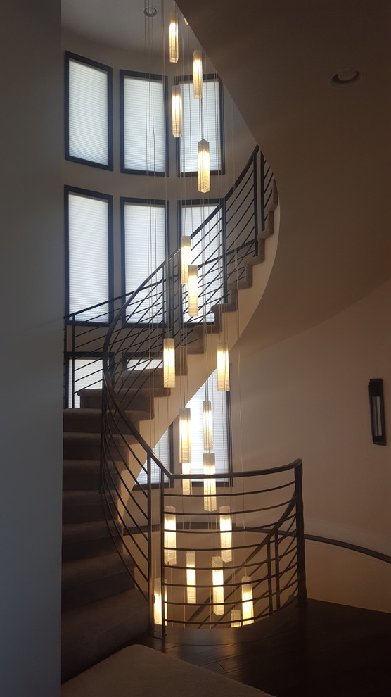 Contemporary Foyer Lighting Modern Entry Chandelier For High Ceiling