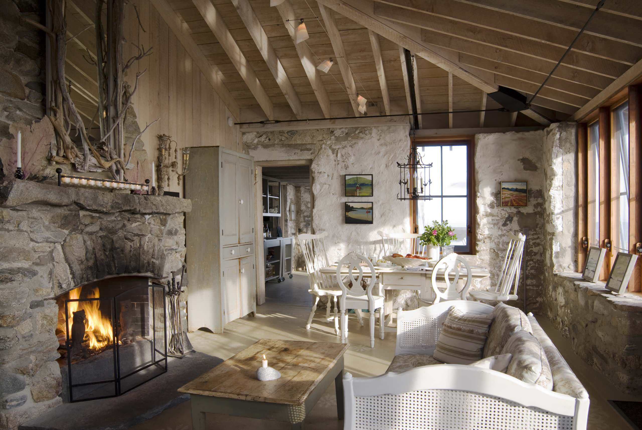 Cottage Style Fireplace Houzz