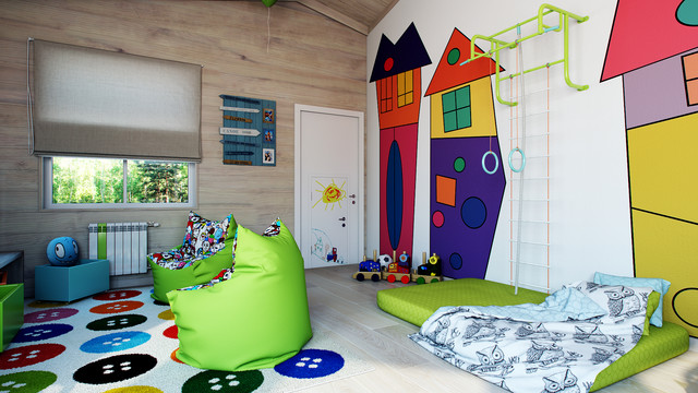 Bright functionality contemporary-rendering