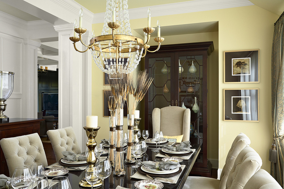 Inspiration for a traditional dining room in Minneapolis.