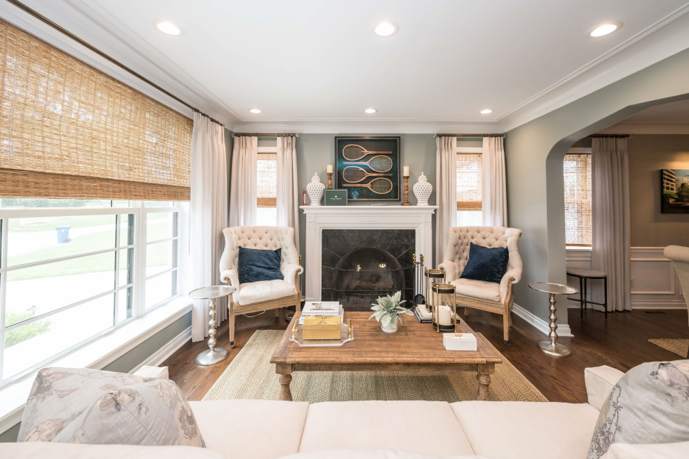 Glendale Full Home Renovation - Traditional - Living Room - St Louis ...