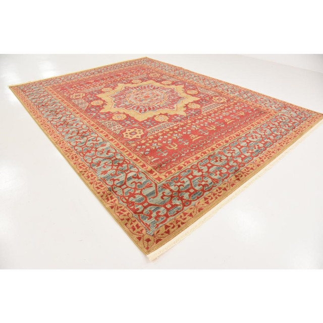 Unique Loom Quincy Palace Rug, 9'x12' Traditional Area Rugs by