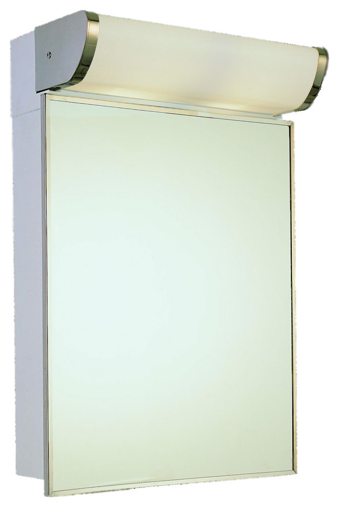 Deluxe Illuminated Series Medicine Cabinet, 16"x23.25" - Modern ...