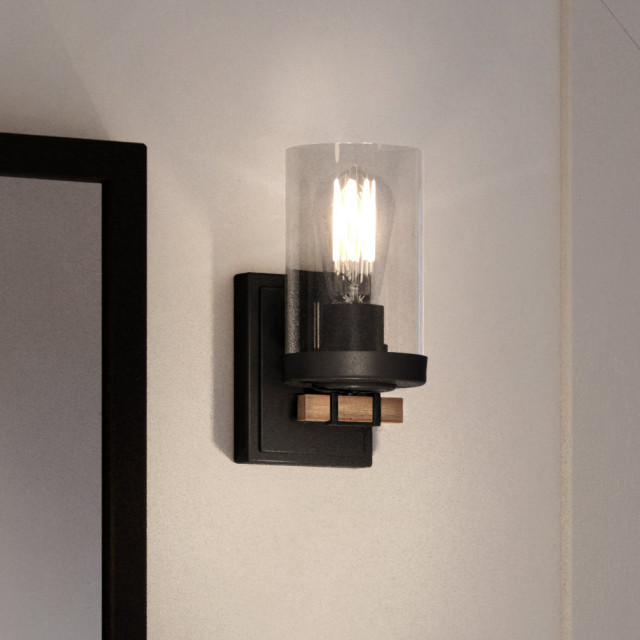 Picture of Luxury Urban Loft Wall Sconce, Charcoal, UEX2604 - Farmhouse - Bathroom ...