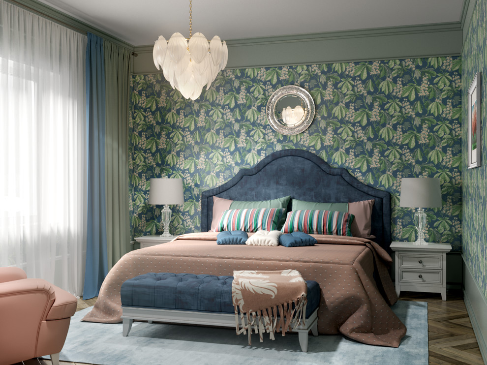 Загородный дом в оливковых тонах