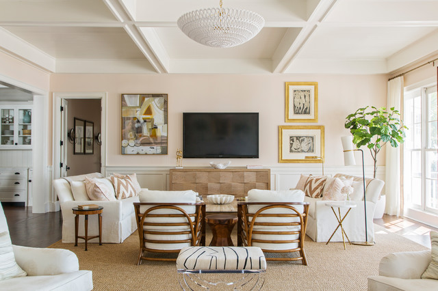 Sullivan's Island beach-style-living-room
