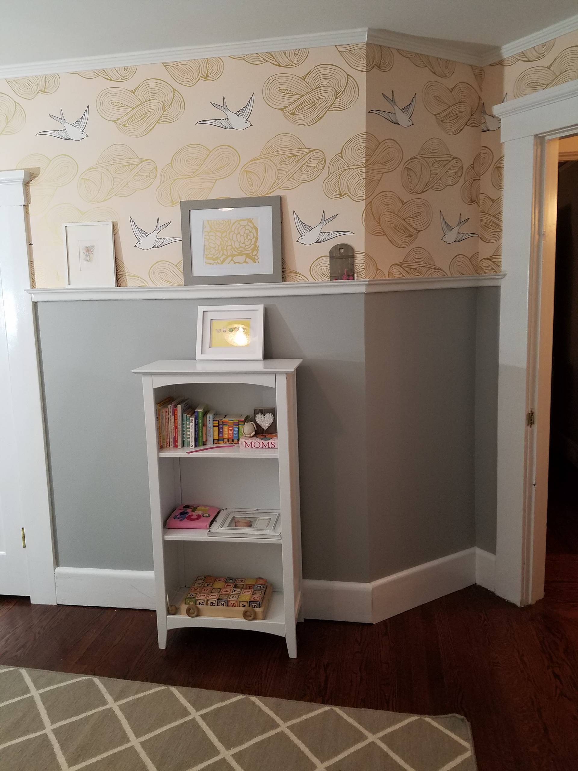 Wallpaper Install:A Nursery Takes Flight