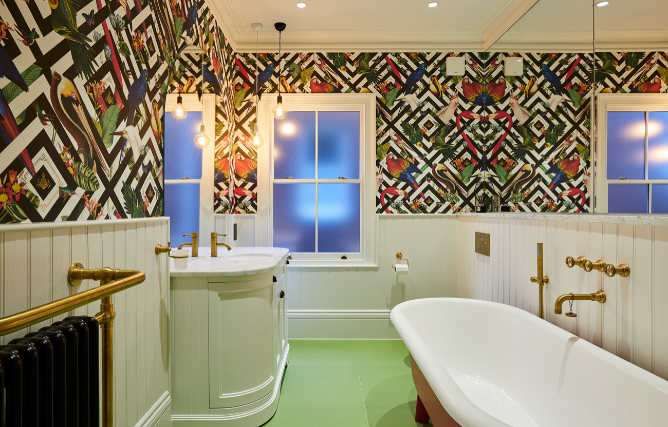 Retro Wallpaper - Photos & Ideas | Houzz