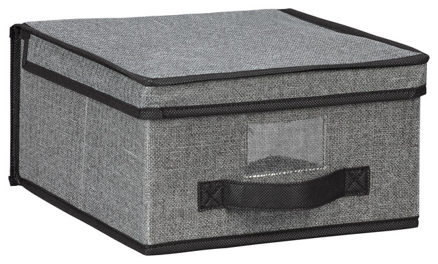 Kennedy Home Collection Grey Medium Storage Box