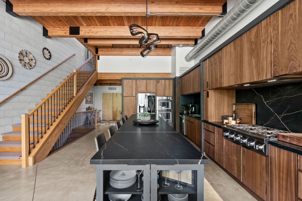 Detroit Kitchen Royal Oak Townhouse Kitchen - Industrial - Kitchen - Detroit - by Mari ...