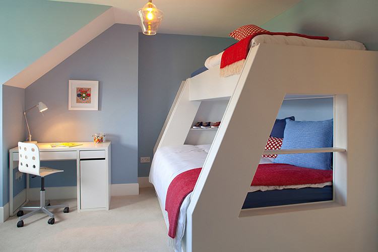 Inspiration for a contemporary kids' room in Dublin.