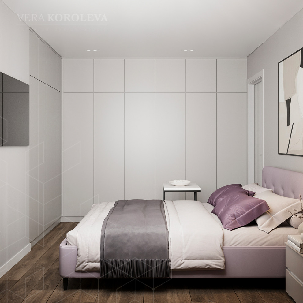 Лавандовая дымка: красивая и функциональная двушка 47 кв.м