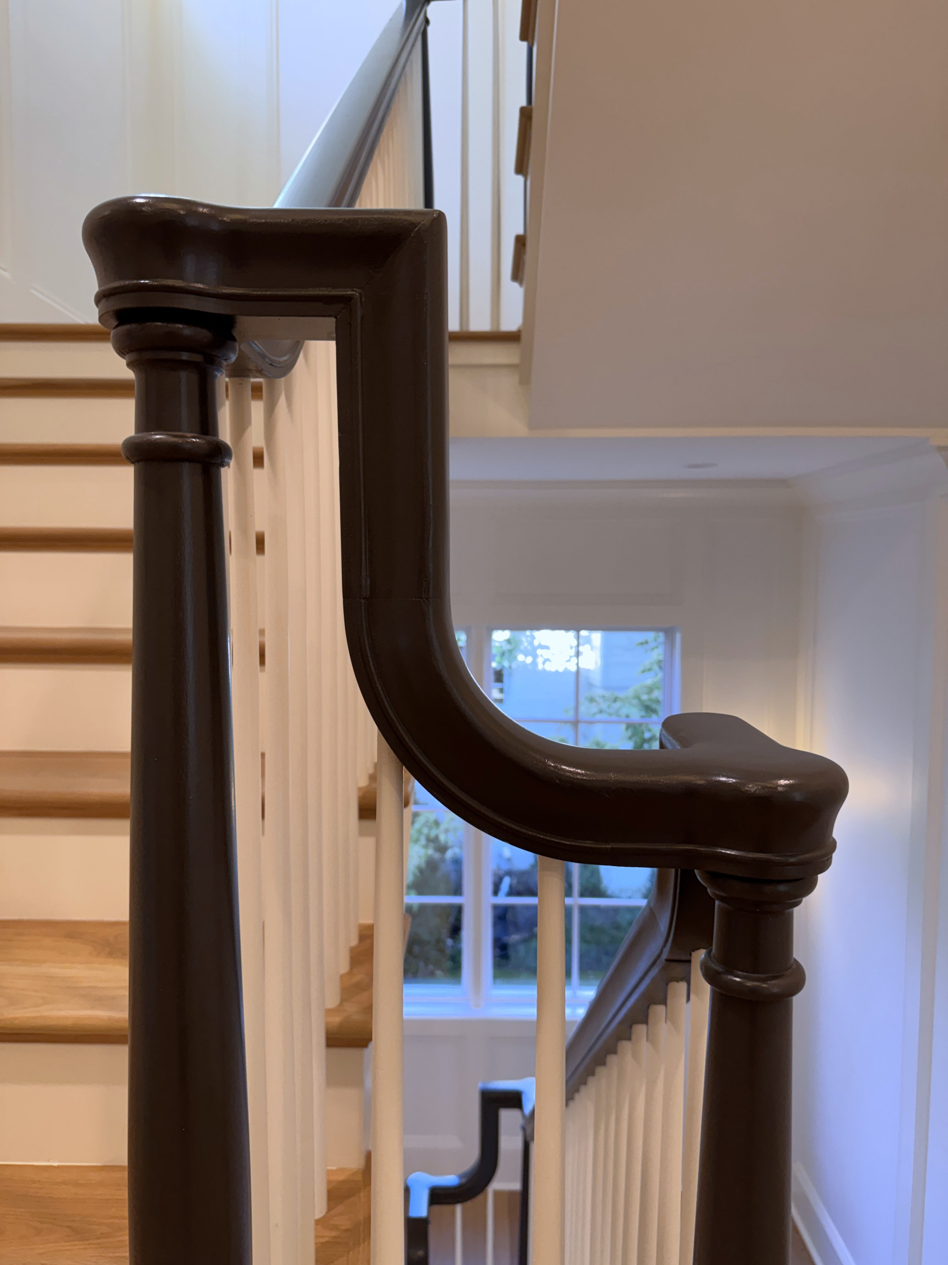 Project #160 | Traditional Box Stair with Gooseneck Handrail