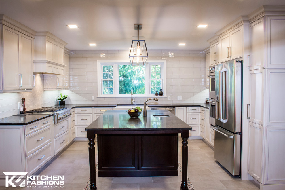 Inspiration for a large transitional kitchen remodel