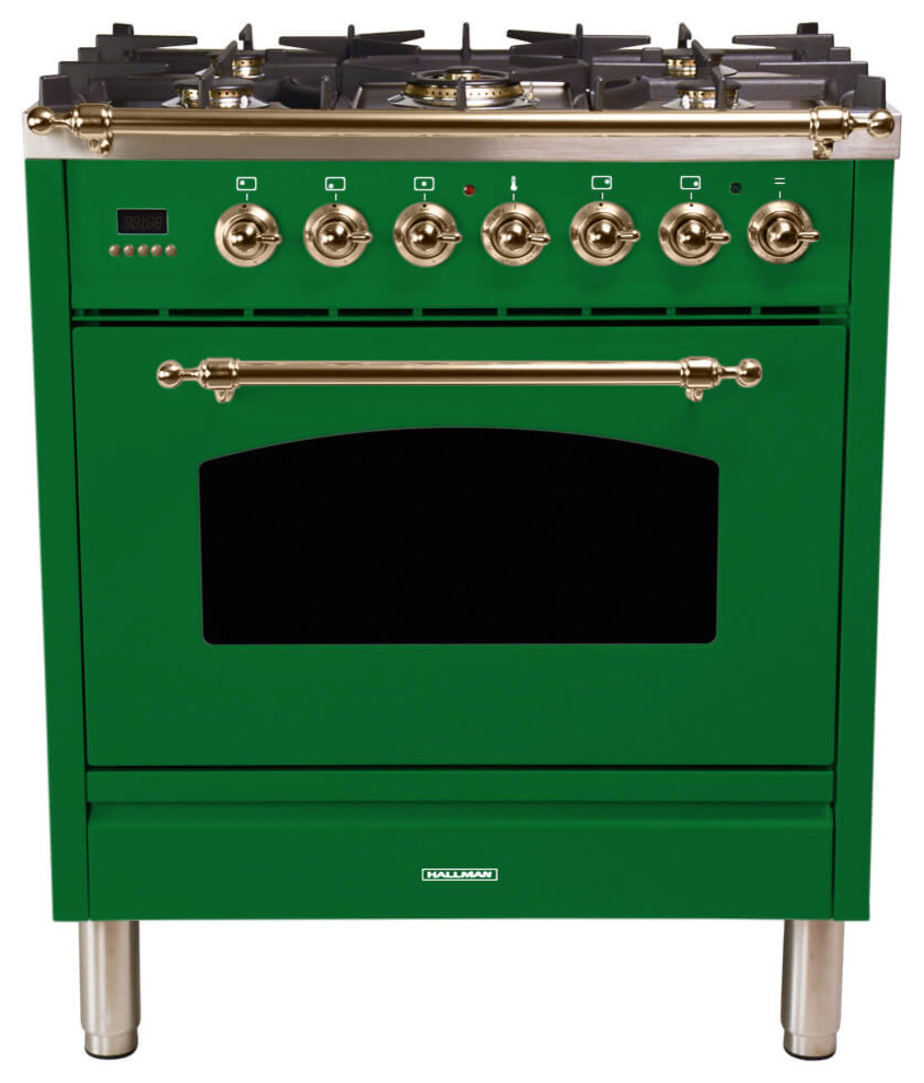 Single Oven Dual Fuel Italian Range, 30 Contemporary Gas Ranges And