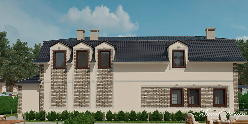 "Загородный дом с ландшафтом"