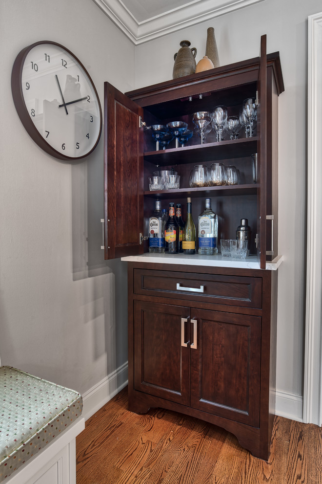 BuiltIn "Bar" Transitional Kitchen New York by