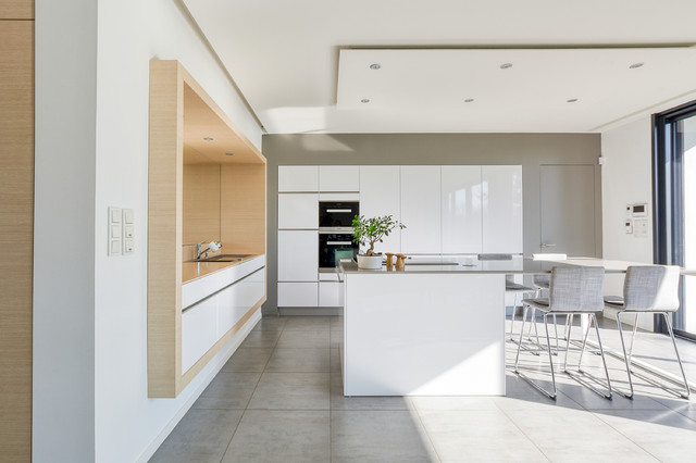 Sous les bois contemporaneo-cucina