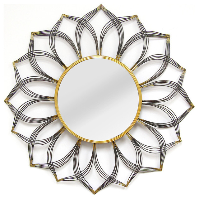 Stratton Home Decor Giselle Wall Mirror Contemporary Wall Mirrors