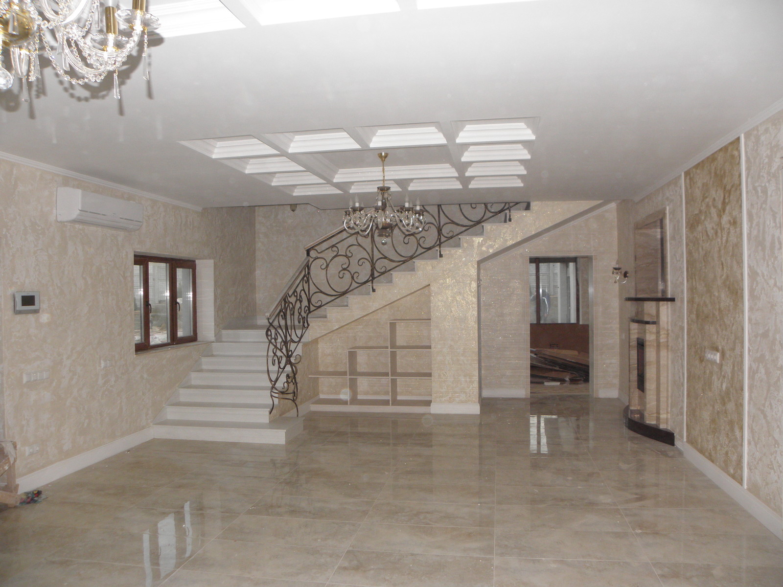 Лестница из композита кварца Tecnistone Brilliant White